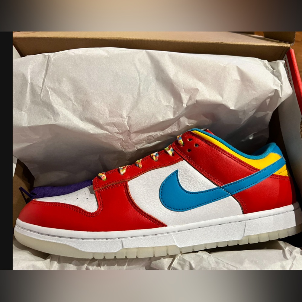 Nike Dunk Low QS Fruity Pebbles Size 10 Brand New never worn